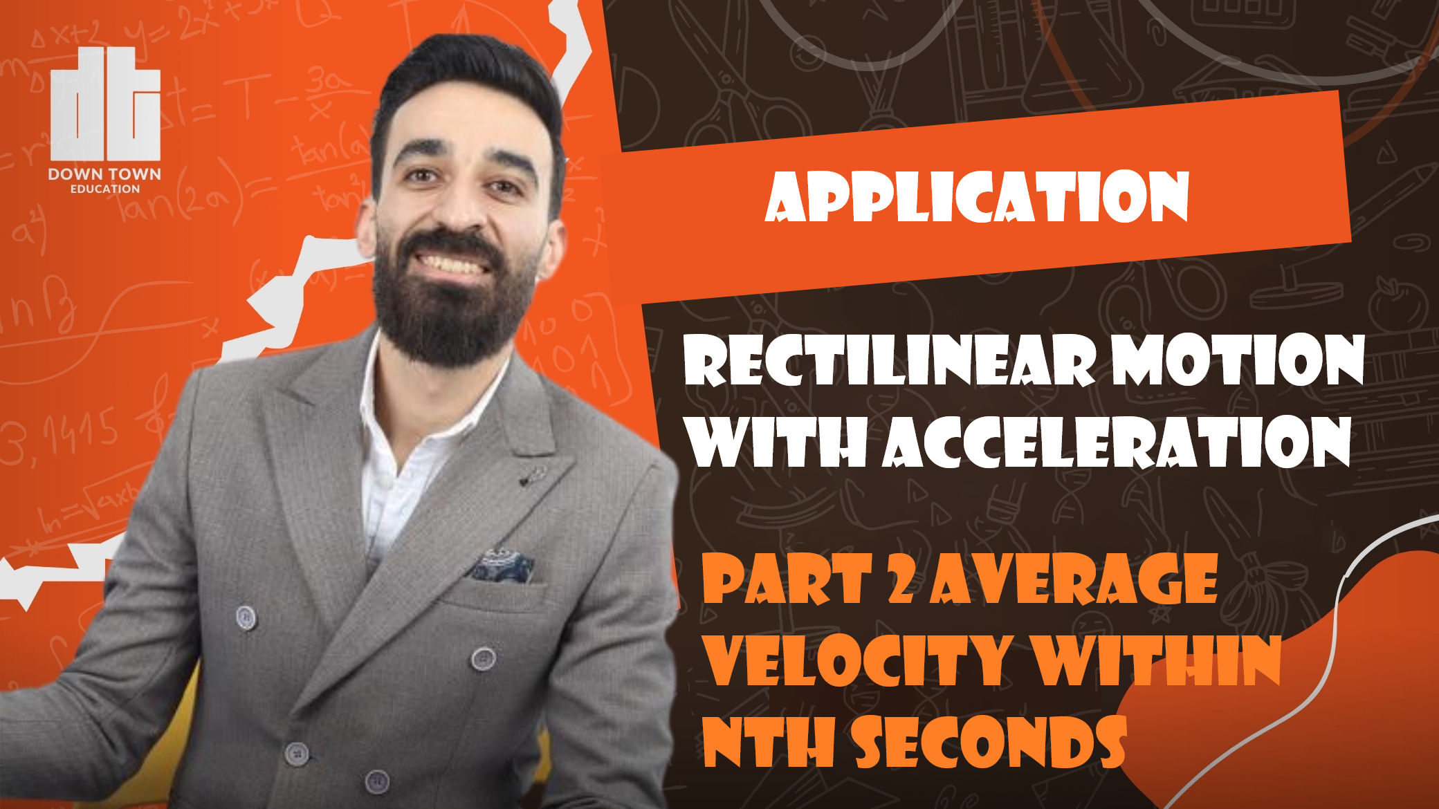 Rectilinear motion with acceleration