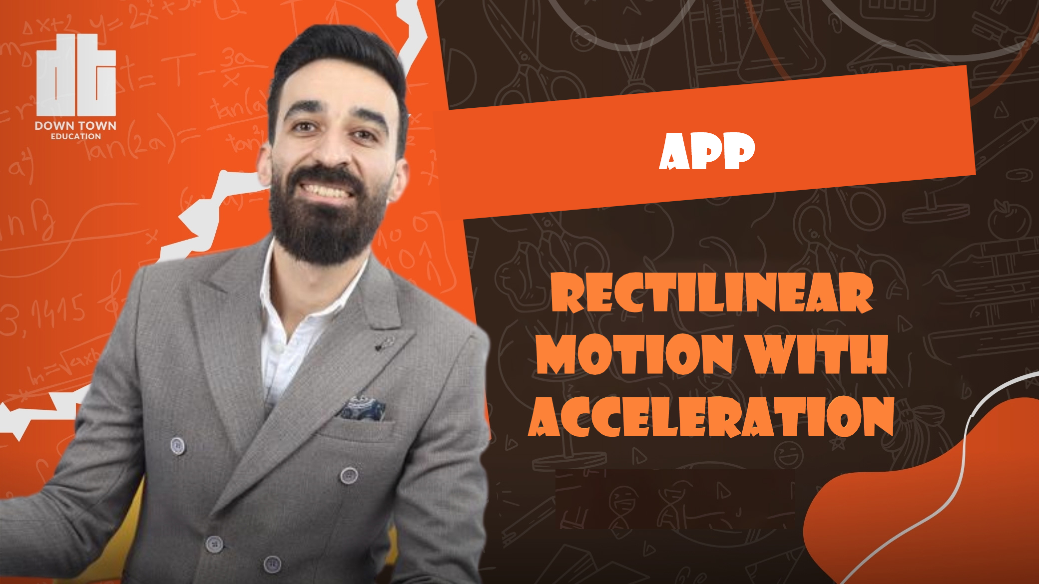 Rectilinear motion with acceleration